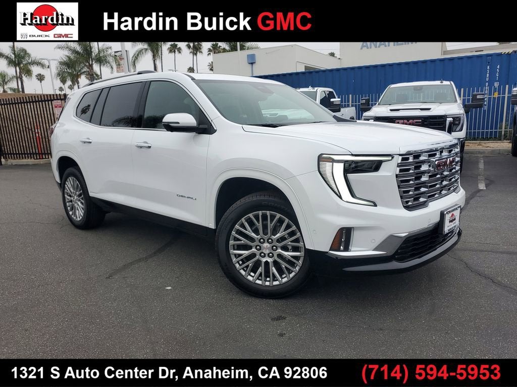 Summit White 2026 GMC Acadia SUV / Crossover Front-Wheel Drive Automatic