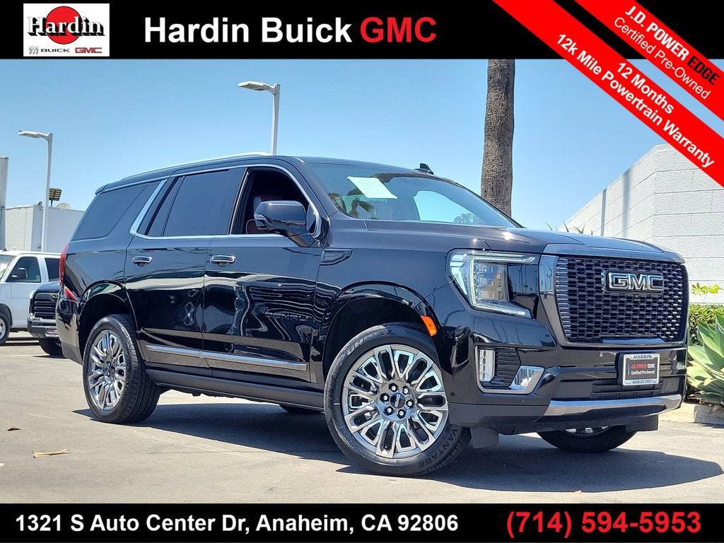 Onyx Black 2023 GMC Yukon SUV / Crossover Four-Wheel Drive Automatic