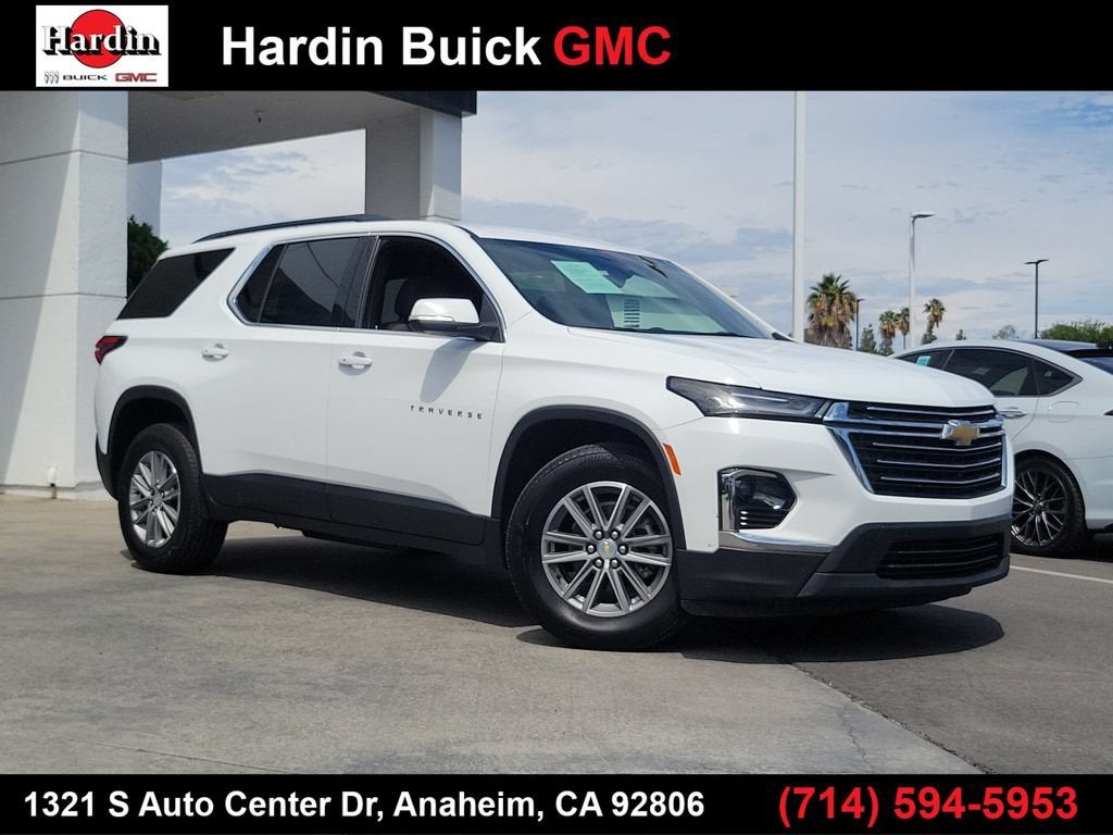 Summit White 2023 Chevrolet Traverse SUV / Crossover Four-Wheel Drive Automatic