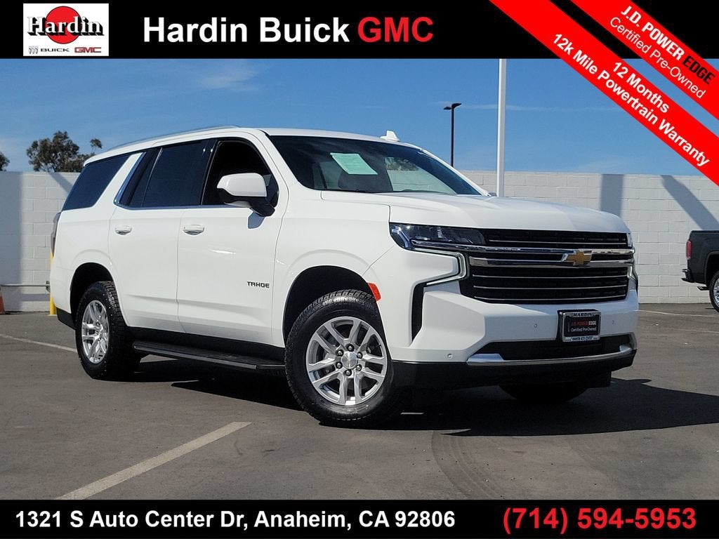 Summit White 2023 Chevrolet Tahoe SUV / Crossover Four-Wheel Drive Automatic