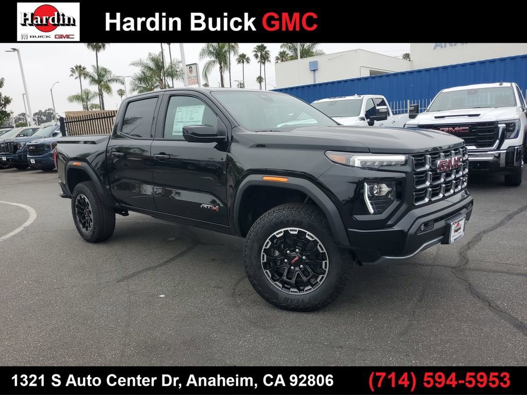 Onyx Black 2026 GMC Canyon Pickup Truck Four-Wheel Drive Automatic