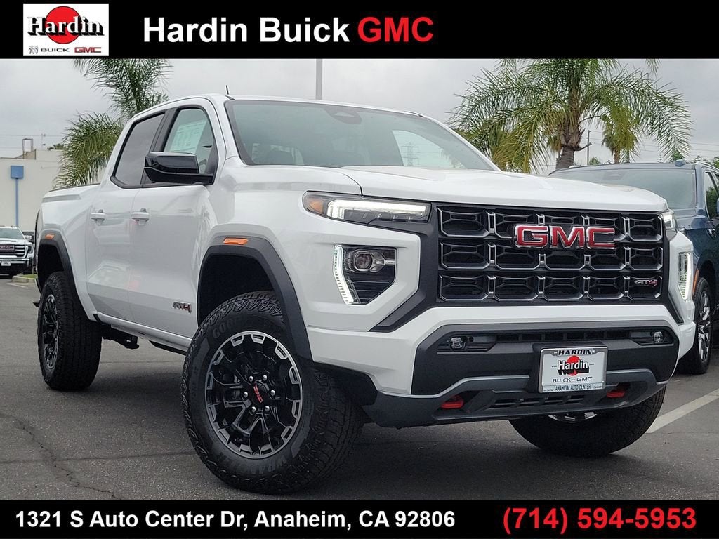 Summit White 2026 GMC Canyon Pickup Truck Four-Wheel Drive Automatic