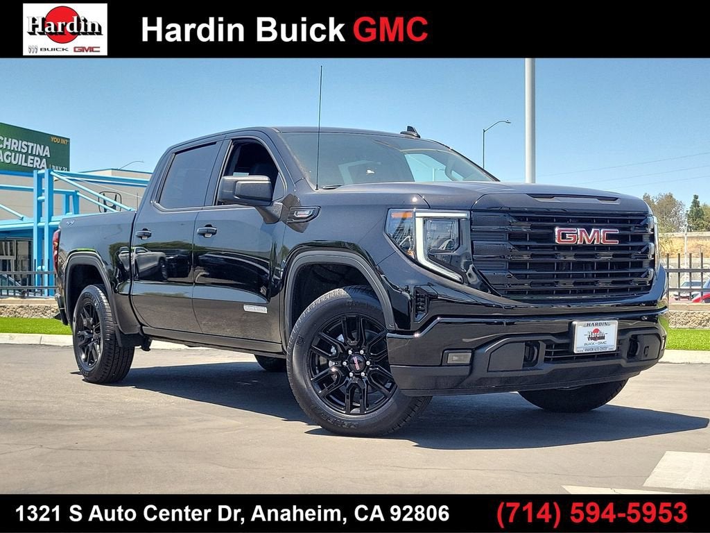 Onyx Black 2026 GMC Sierra 1500 Pickup Truck Four-Wheel Drive Automatic