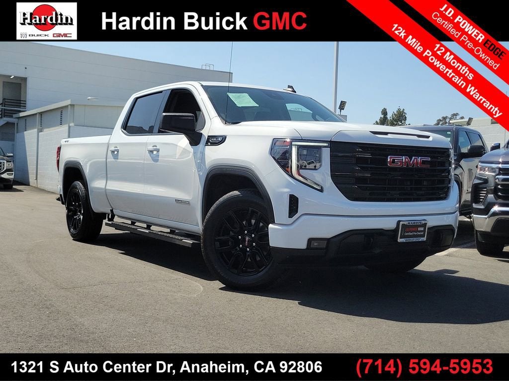 Summit White 2024 GMC Sierra 1500 Pickup Truck Four-Wheel Drive Automatic