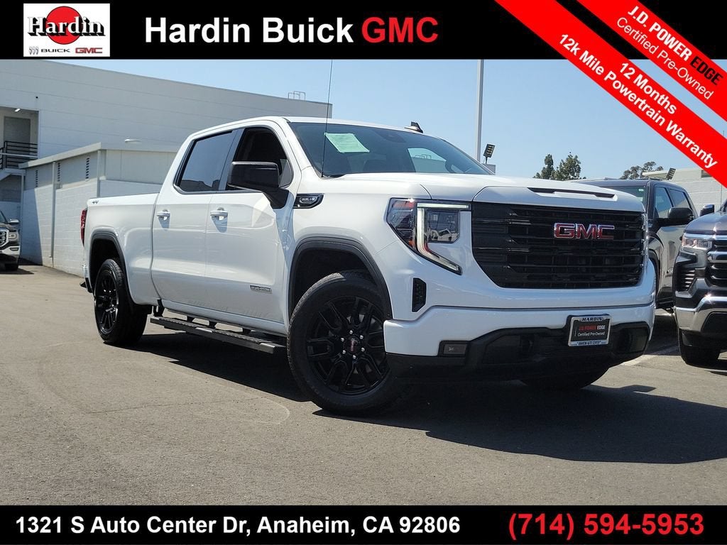 Summit White 2024 GMC Sierra 1500 Pickup Truck Four-Wheel Drive Automatic