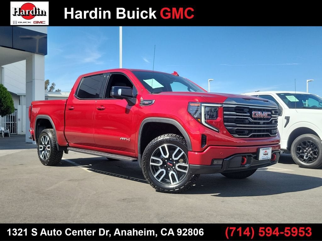 Volcanic Red Tintcoat 2023 GMC Sierra 1500 Pickup Truck Four-Wheel Drive Automatic