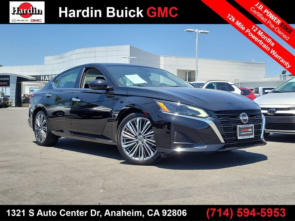 Black 2024 Nissan Altima Sedan Front-Wheel Drive Continuously Variable Transmission