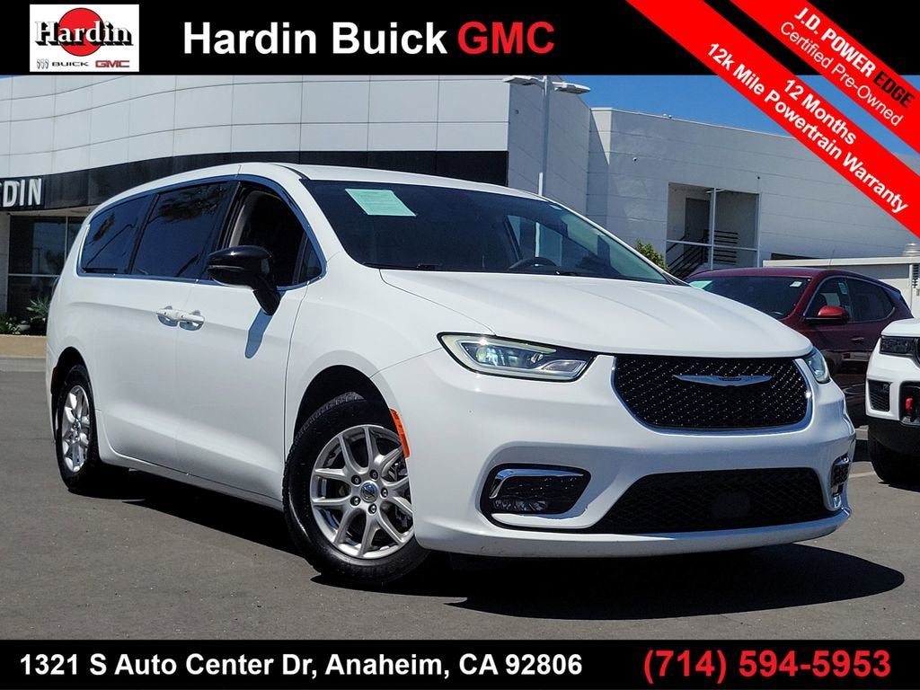 White 2024 Chrysler Pacifica Minivan Front-Wheel Drive Automatic