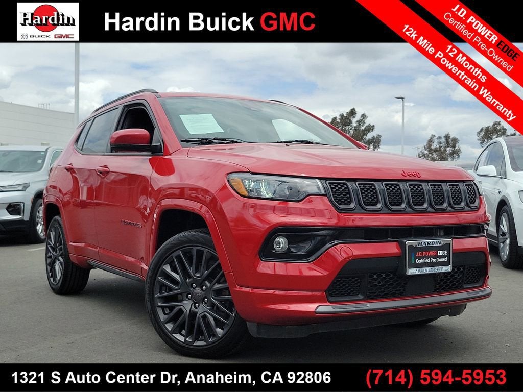 Red 2023 Jeep Compass SUV / Crossover Four-Wheel Drive 8-Speed Automatic