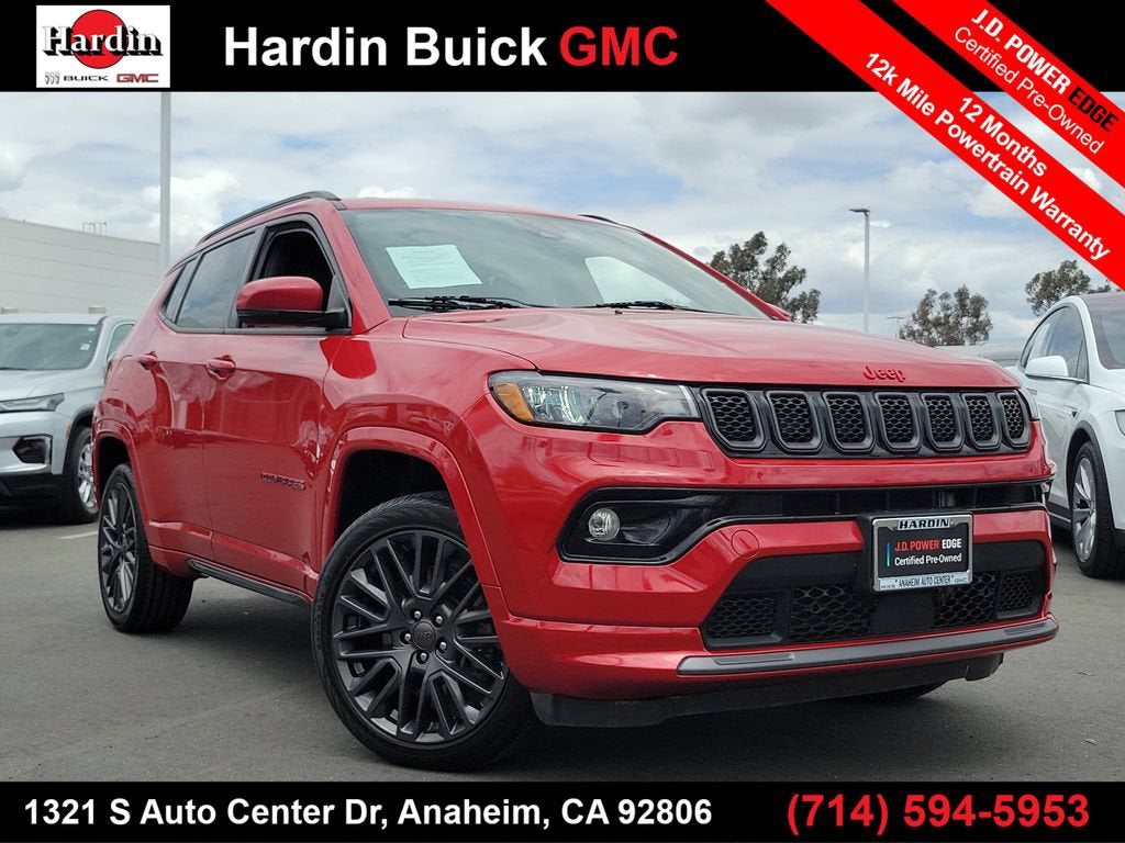 Red 2023 Jeep Compass SUV / Crossover Four-Wheel Drive 8-Speed Automatic