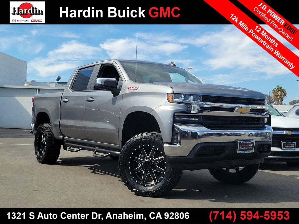 Gray (Satin Steel Metallic) 2020 Chevrolet Silverado 1500 Pickup Truck Four-Wheel Drive Automatic