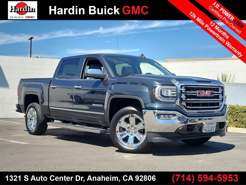 Dark Slate Metallic 2018 GMC Sierra 1500 Pickup Truck Four-Wheel Drive Automatic