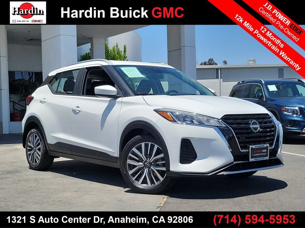 White 2024 Nissan Kicks SUV / Crossover Front-Wheel Drive Continuously Variable Transmission