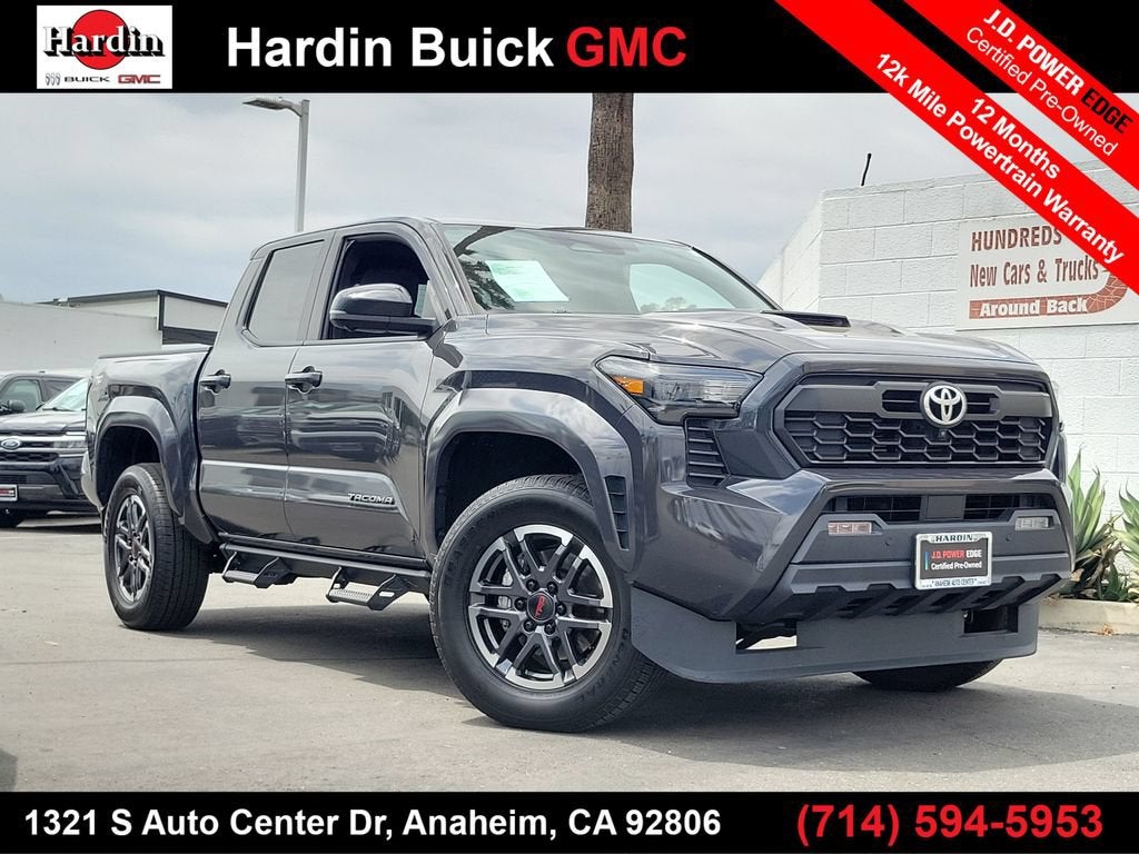 Gray 2024 Toyota Tacoma Pickup Truck Four-Wheel Drive 8-Speed Automatic