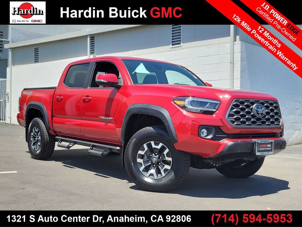 Red 2023 Toyota Tacoma Pickup Truck Four-Wheel Drive 6-Speed Automatic