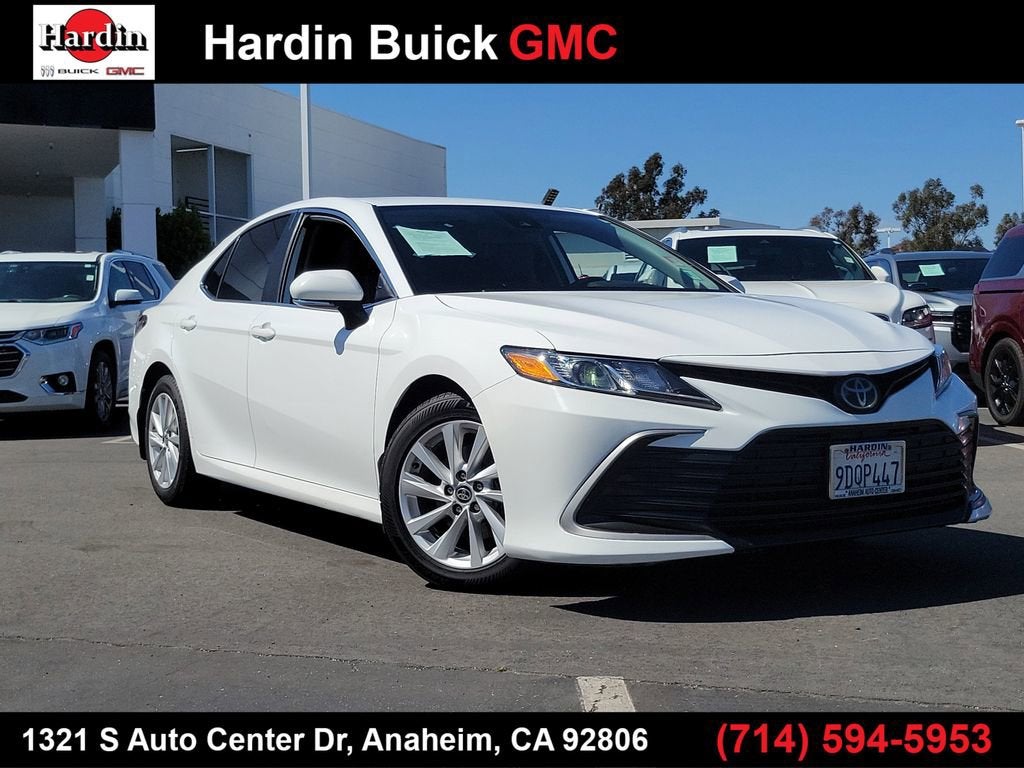 White 2023 Toyota Camry Sedan Front-Wheel Drive 8-Speed Automatic