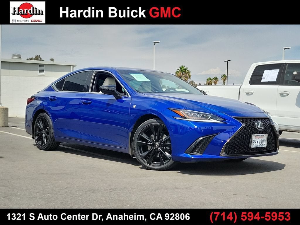 Blue 2021 Lexus ES Sedan Front-Wheel Drive 