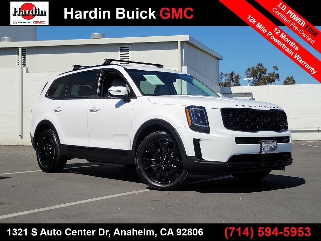 White 2022 Kia Telluride SUV / Crossover All-Wheel Drive 