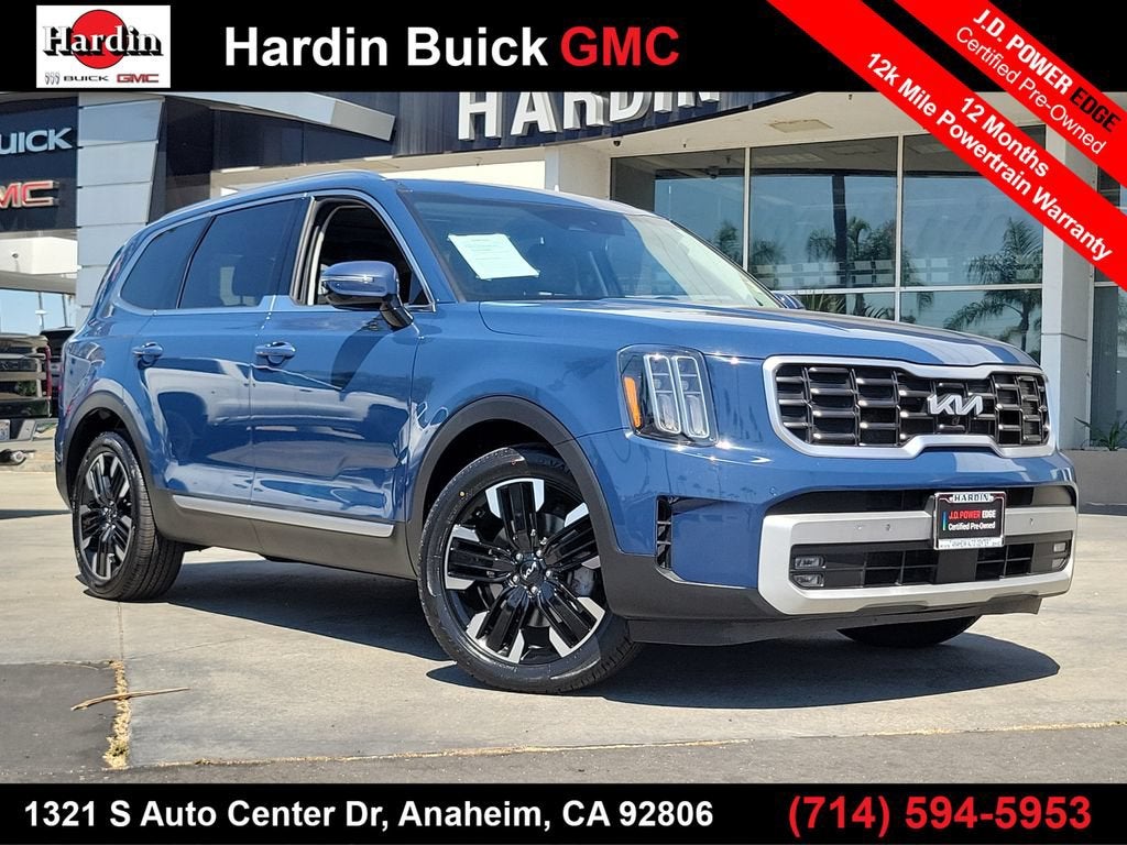 Blue 2024 Kia Telluride SUV / Crossover All-Wheel Drive 8-Speed Automatic