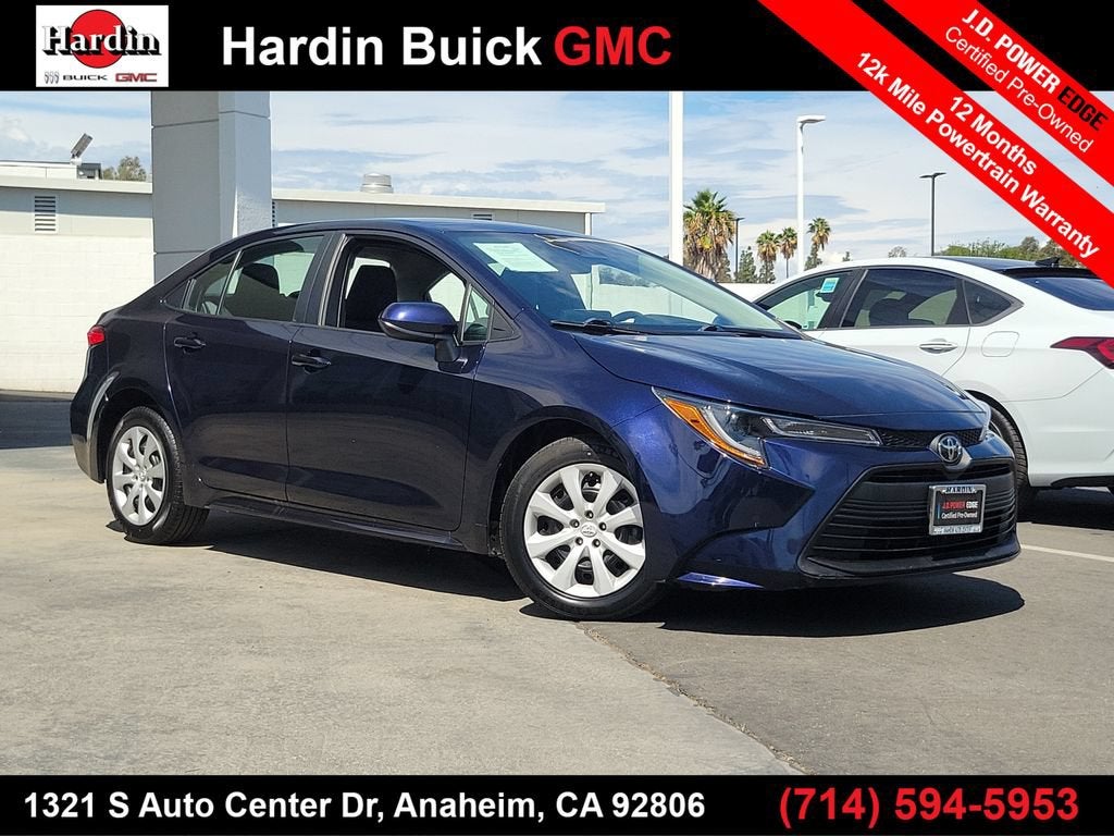 Blue 2024 Toyota Corolla Sedan Front-Wheel Drive 