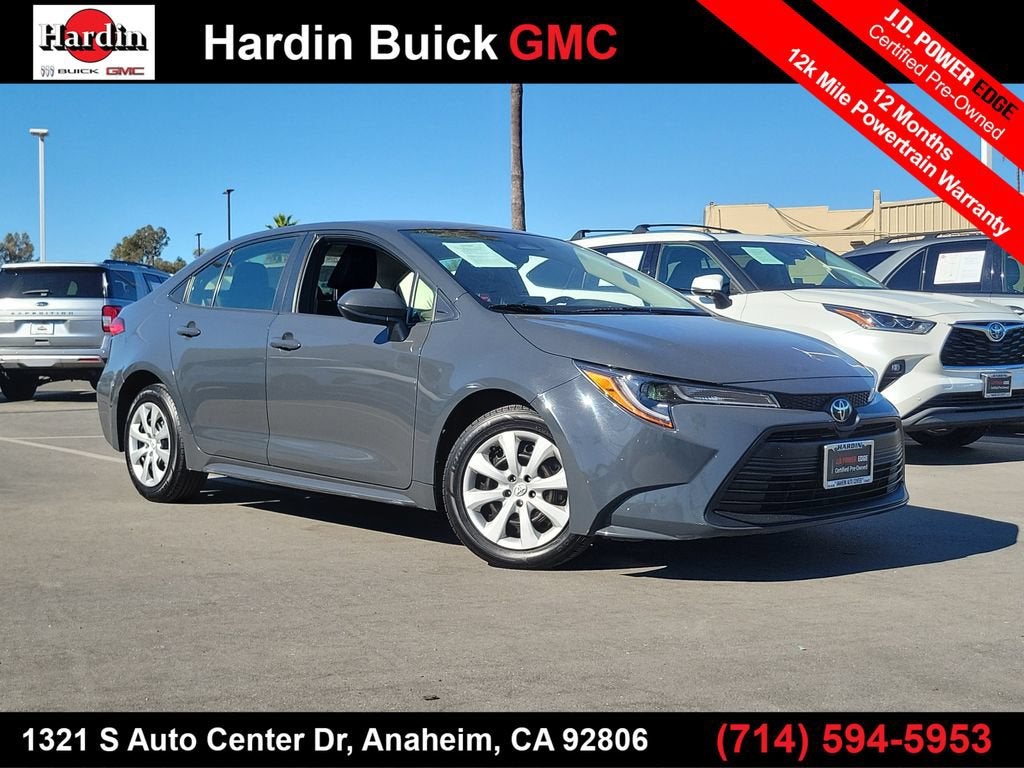 Gray 2024 Toyota Corolla Sedan Front-Wheel Drive 
