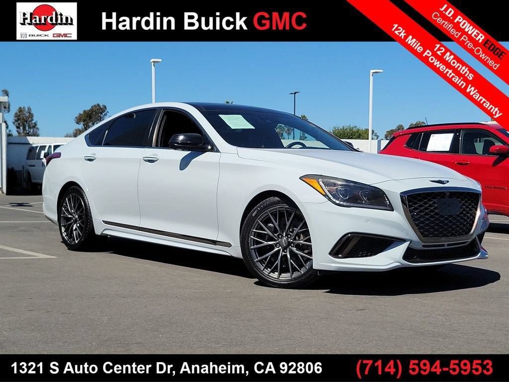2018 Genesis G80 Plata Sedán Tracción trasera 