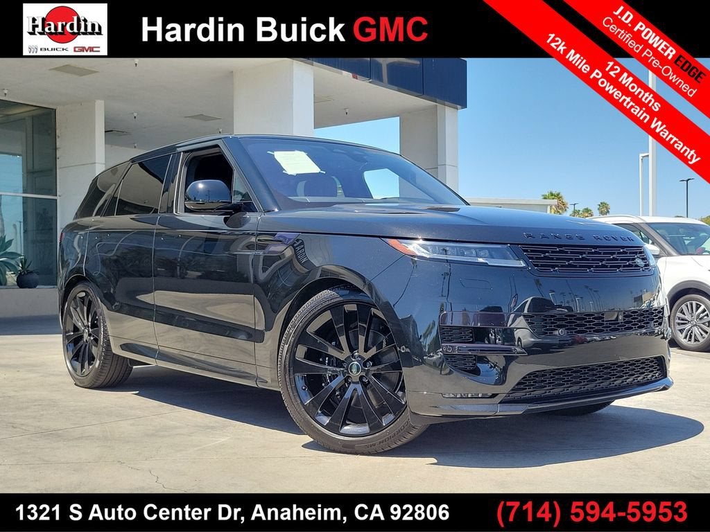 Black 2023 Land Rover Range Rover Sport SUV / Crossover All-Wheel Drive 8-Speed Automatic