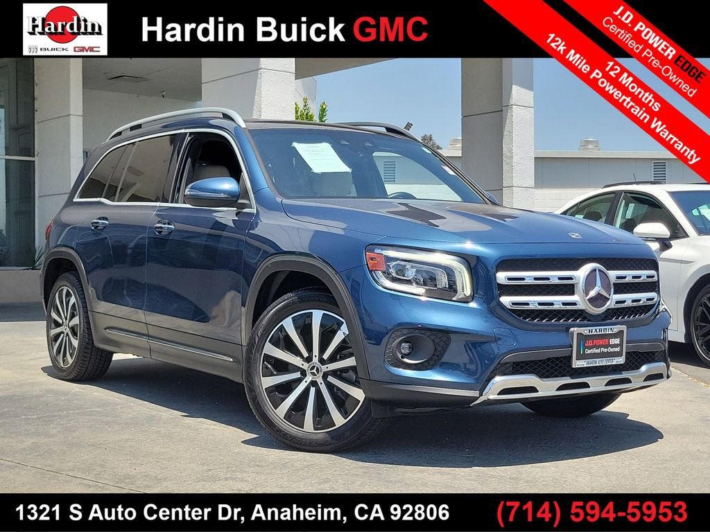 Blue 2021 Mercedes-Benz GLB SUV / Crossover Front-Wheel Drive 8-Speed Automatic