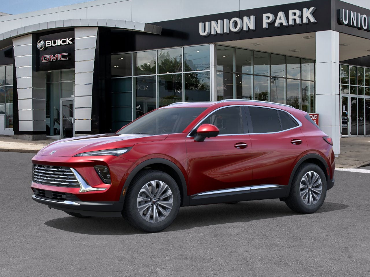 Brilliant Red 2026 Buick Envision SUV / Crossover All-Wheel Drive 9-Speed Automatic