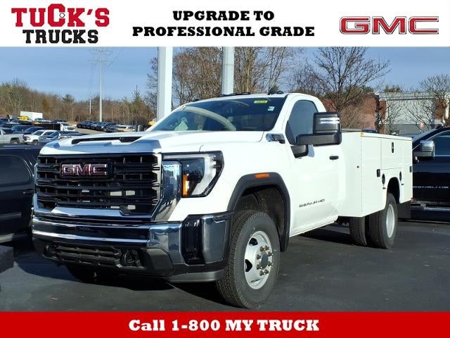 Summit White 2026 GMC Sierra 3500HD Chassis Pickup Truck Four-Wheel Drive Automatic
