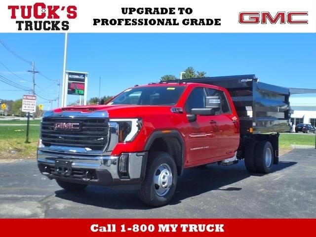 Cardinal Red 2025 GMC Sierra 3500HD Chassis Pickup Truck Four-Wheel Drive Automatic
