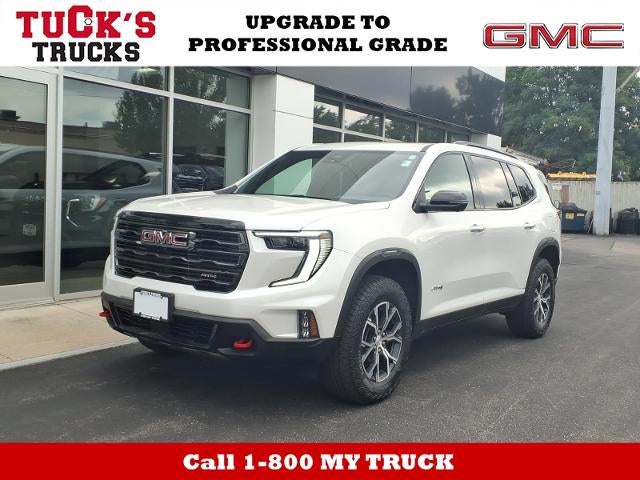 White Frost Tricoat 2025 GMC Acadia SUV / Crossover Four-Wheel Drive Automatic