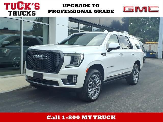 White Frost Tricoat 2023 GMC Yukon SUV / Crossover Four-Wheel Drive Automatic