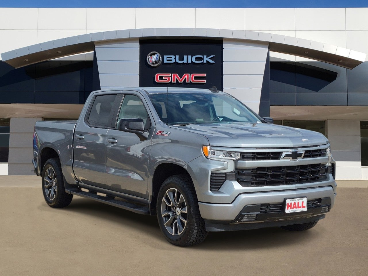Sterling Gray Metallic 2023 Chevrolet Silverado 1500 Pickup Truck Four-Wheel Drive Automatic