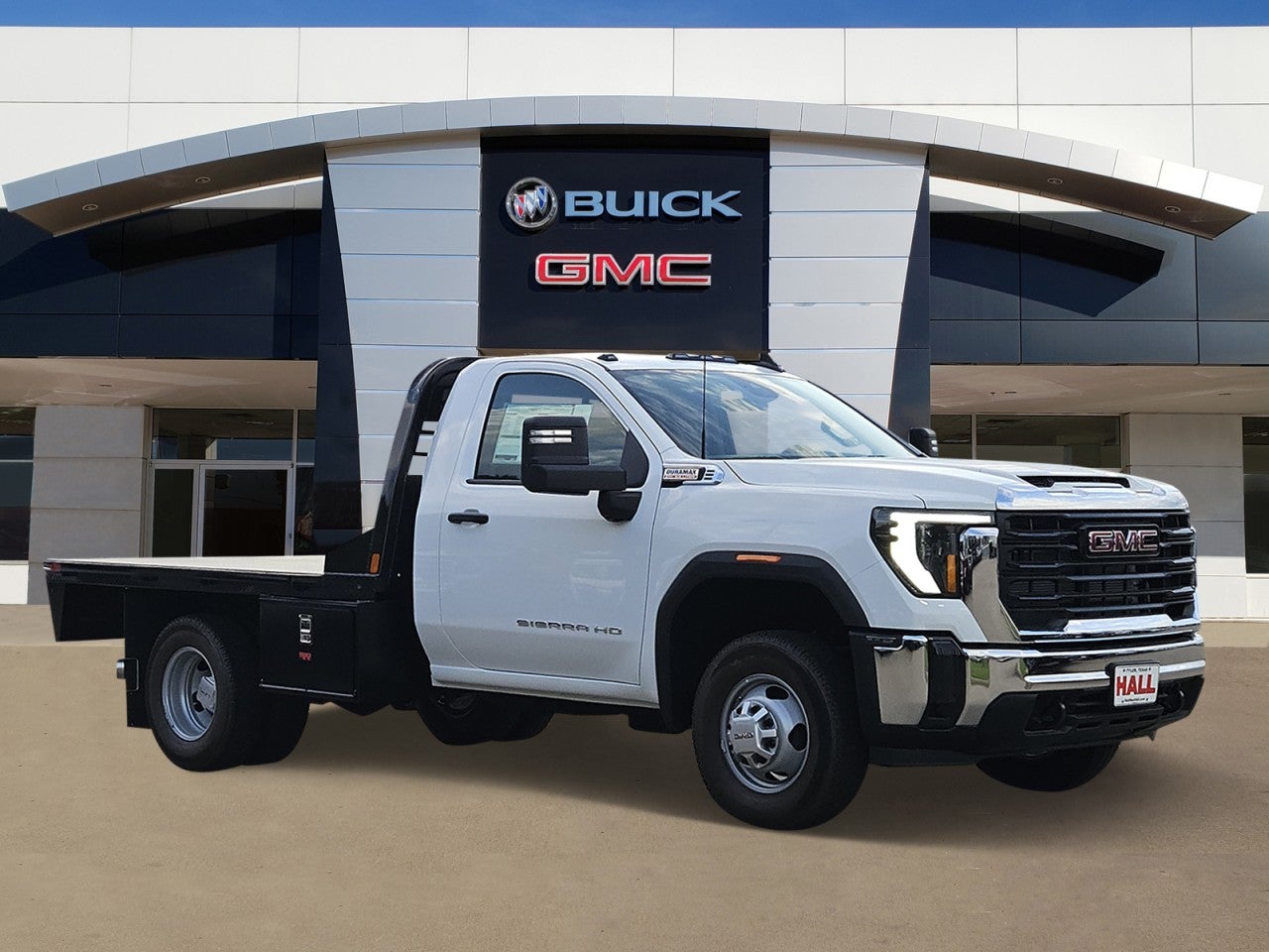 Summit White 2026 GMC Sierra 3500HD Chassis Pickup Truck Four-Wheel Drive Automatic