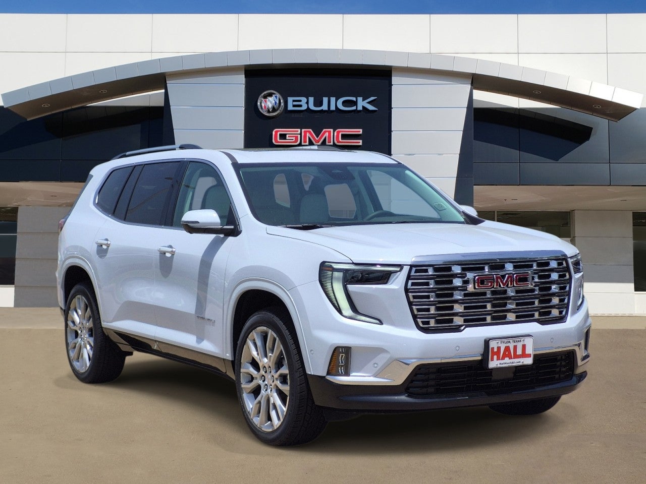 Glacier White Tricoat 2026 GMC Acadia SUV / Crossover Four-Wheel Drive Automatic