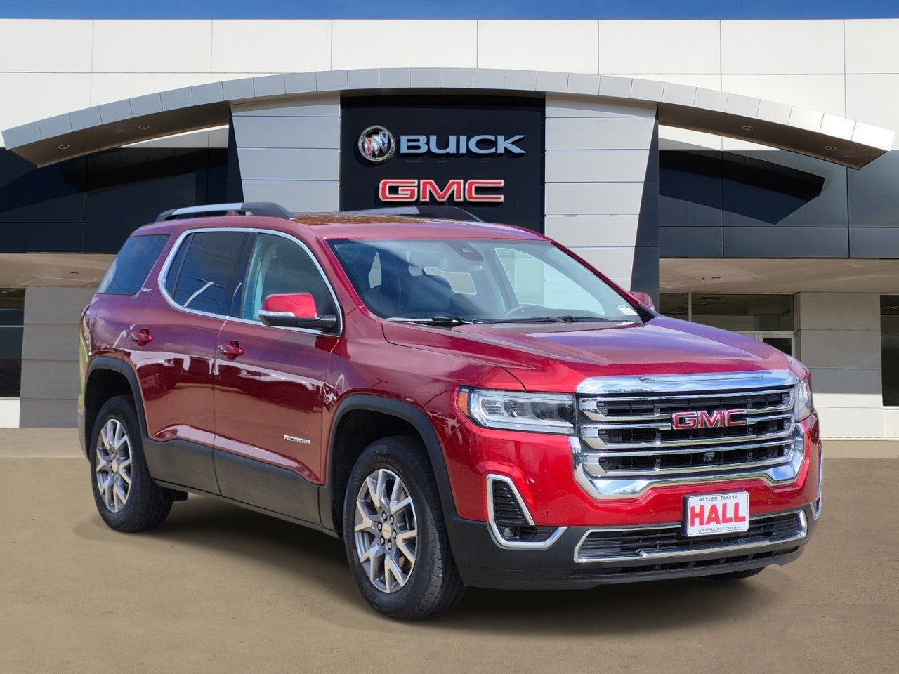 Cayenne Red Tintcoat 2022 GMC Acadia SLT AWD SUV / Crossover Four-Wheel Drive Automatic