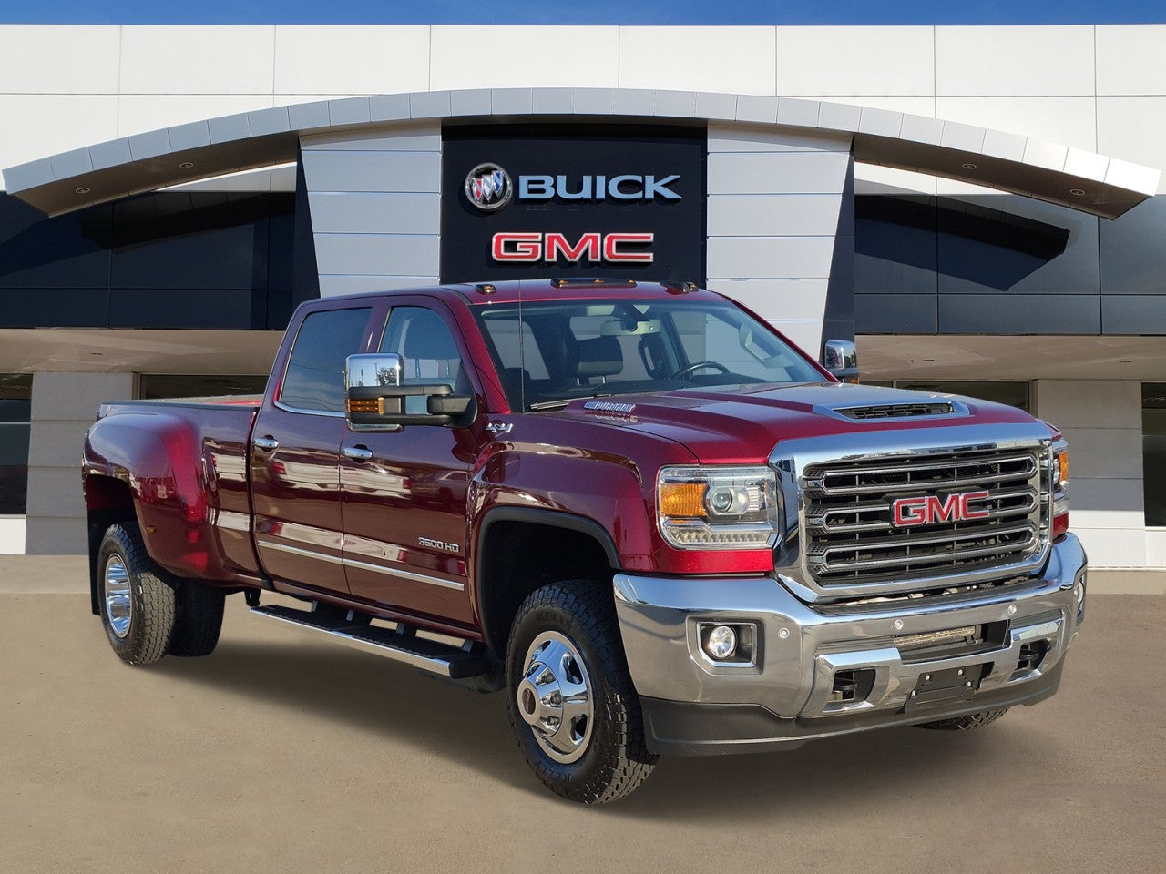 Red Quartz Tintcoat 2019 GMC Sierra 3500HD Pickup Truck Four-Wheel Drive Automatic