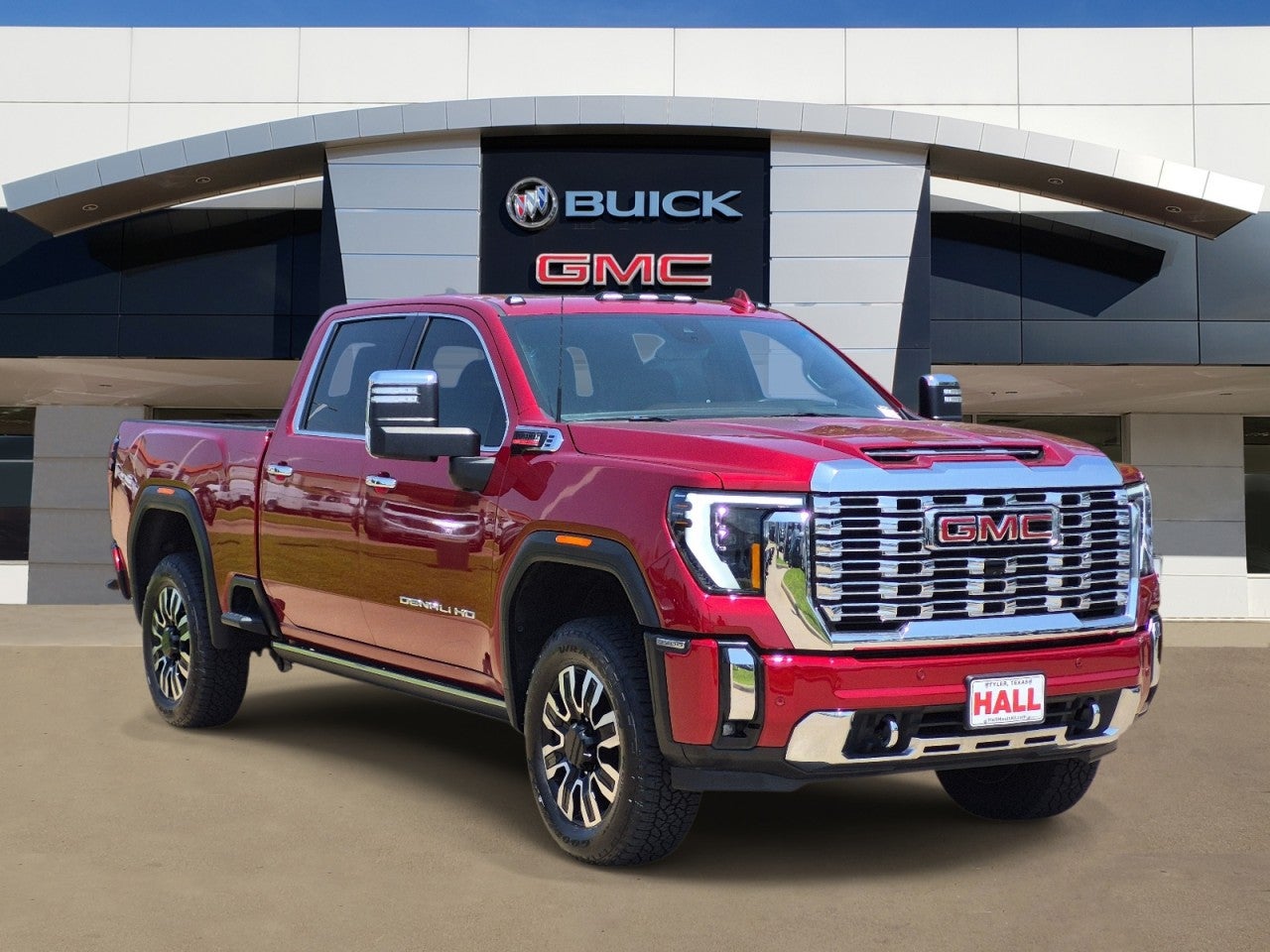 Volcanic Red Tintcoat 2024 GMC Sierra 2500HD Pickup Truck Four-Wheel Drive Automatic