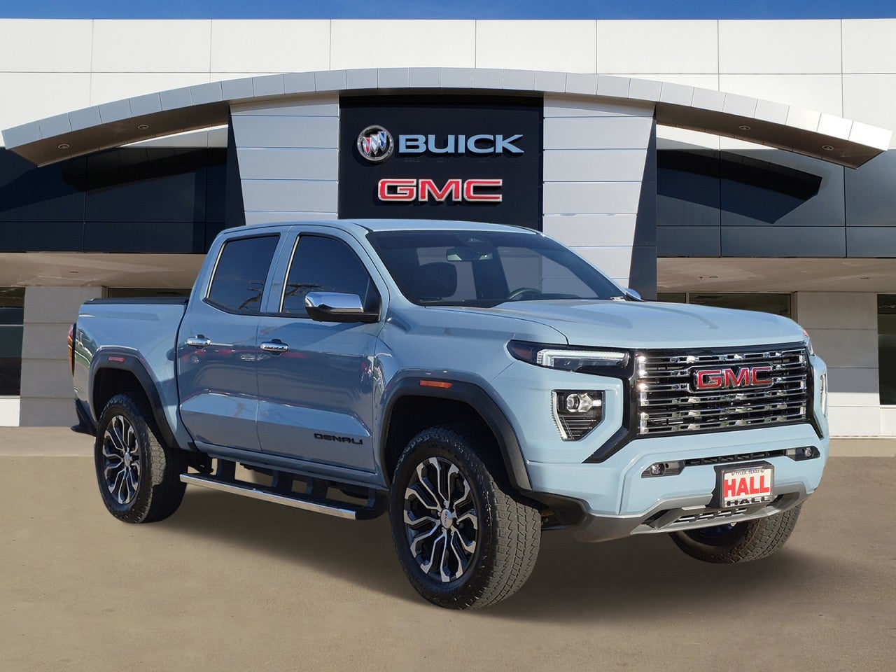 Glacier Metallic 2025 GMC Canyon Pickup Truck Four-Wheel Drive Automatic
