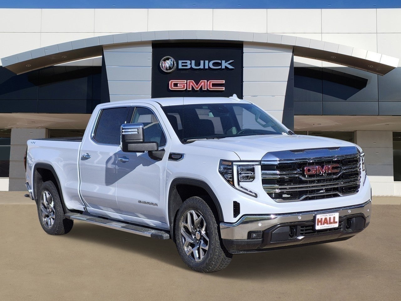Glacier White Tricoat 2026 GMC Sierra 1500 Pickup Truck Four-Wheel Drive Automatic