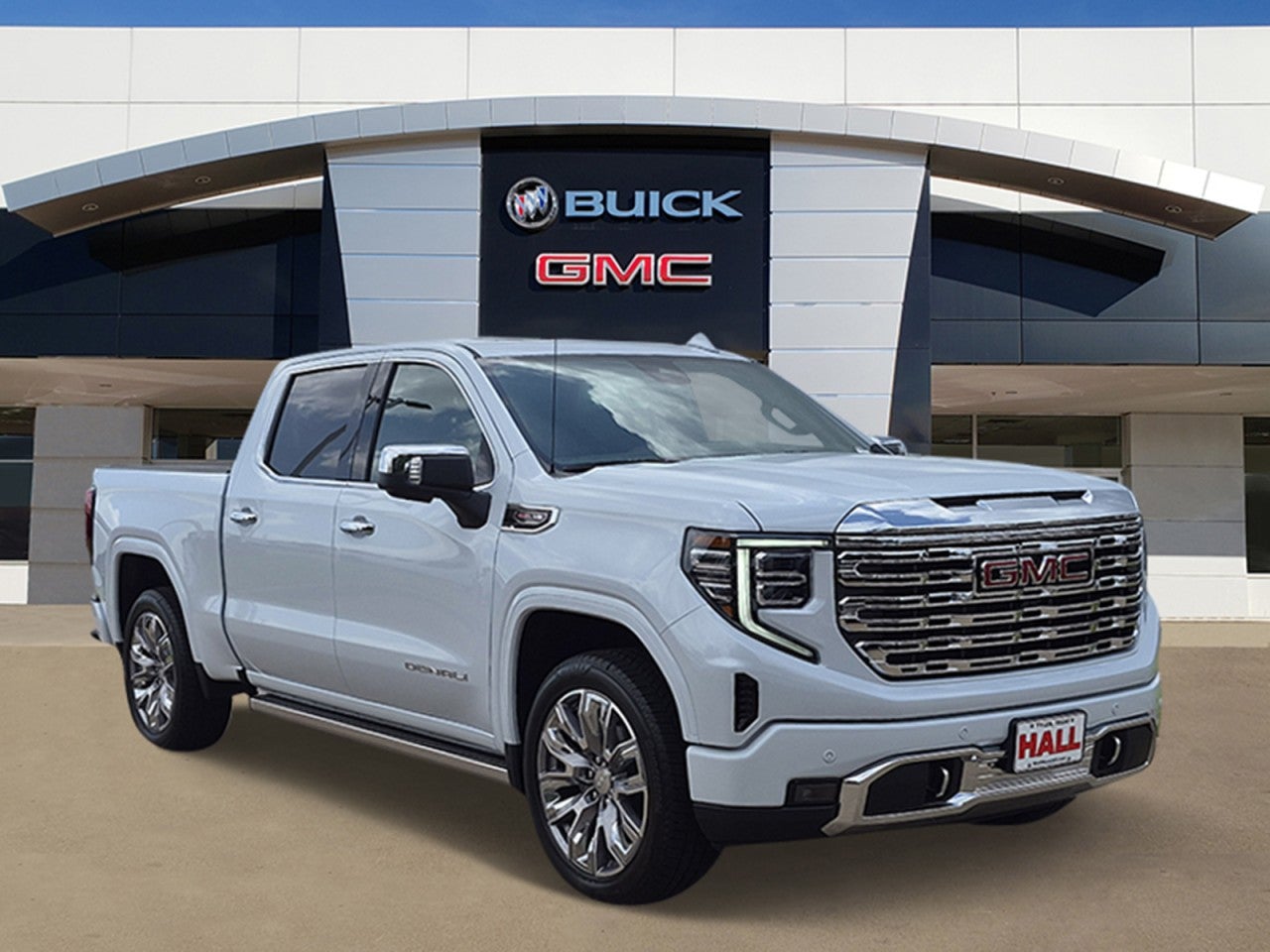 Glacier White Tricoat 2026 GMC Sierra 1500 Pickup Truck Four-Wheel Drive Automatic