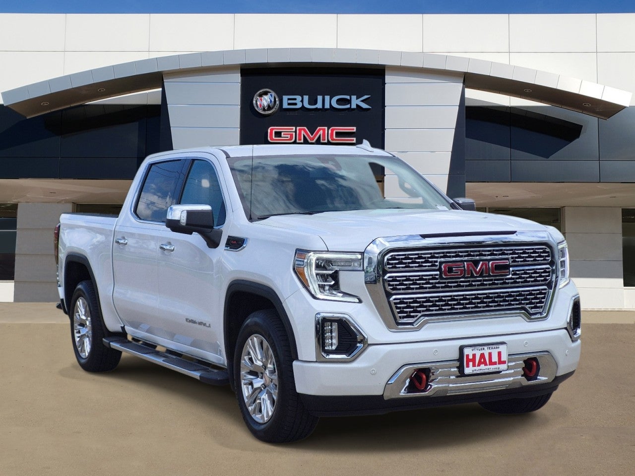 White Frost Tricoat 2022 GMC Sierra 1500 Limited Denali Crew Cab 4WD Pickup Truck Four-Wheel Drive Automatic