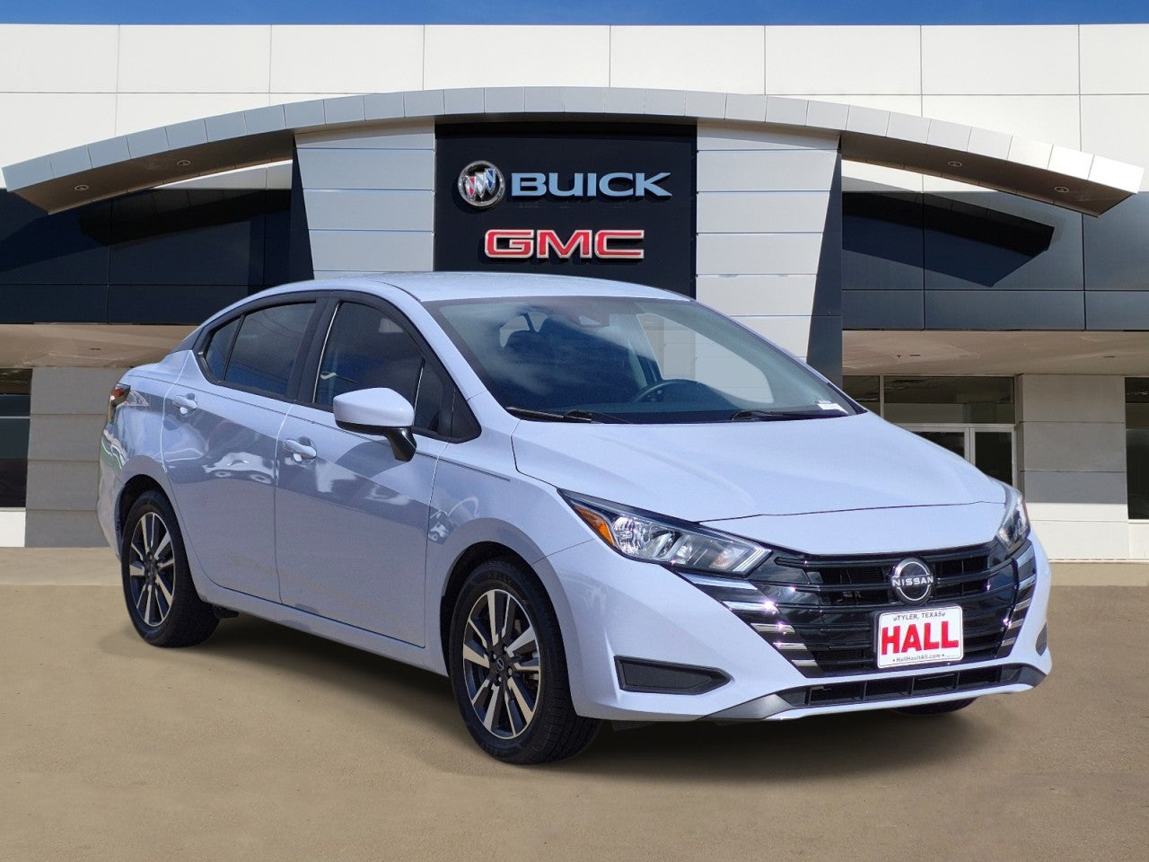 White 2023 Nissan Versa Sedan Front-Wheel Drive Automatic