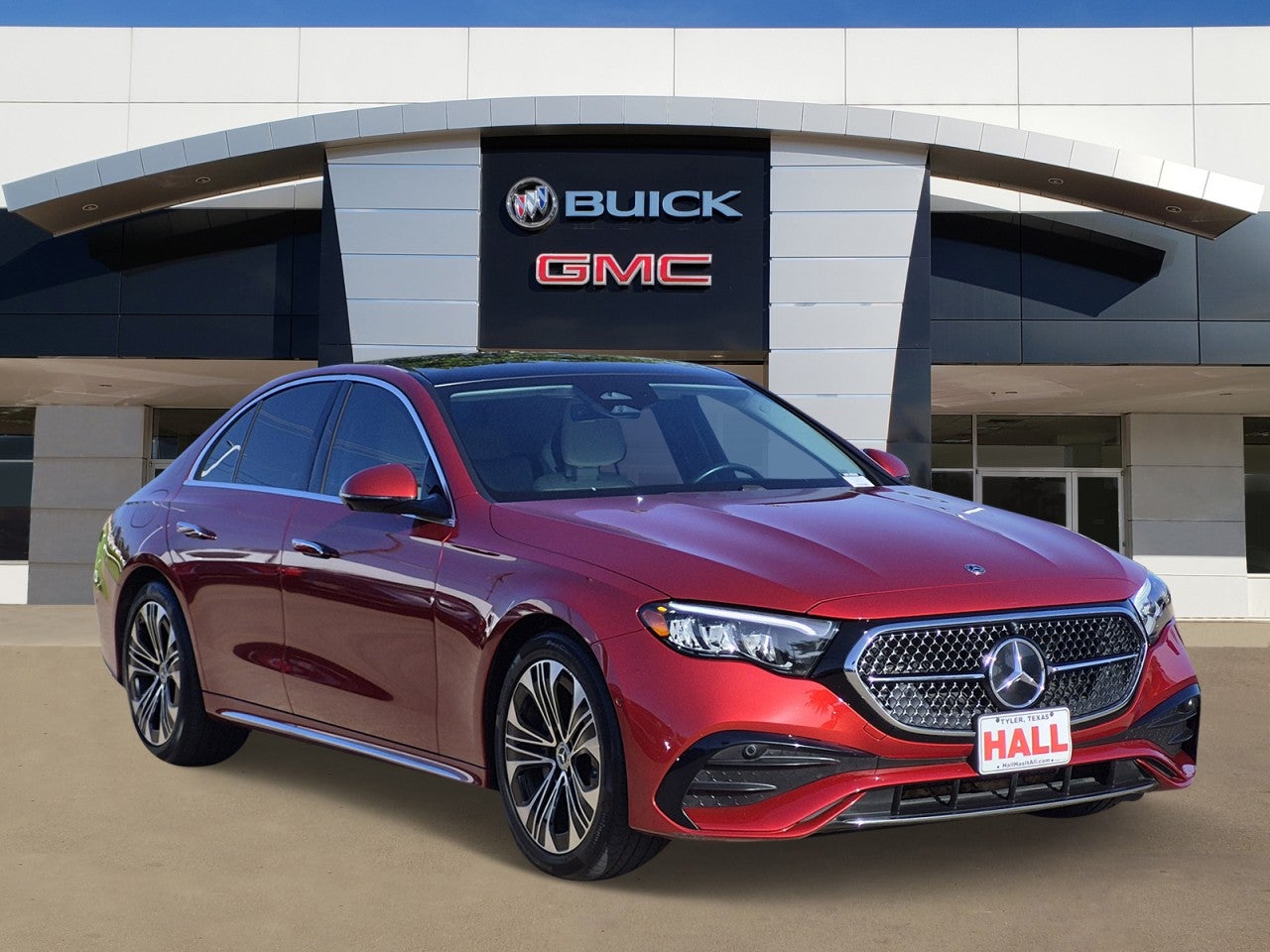 Red 2024 Mercedes-Benz E-Class Sedan All-Wheel Drive Automatic