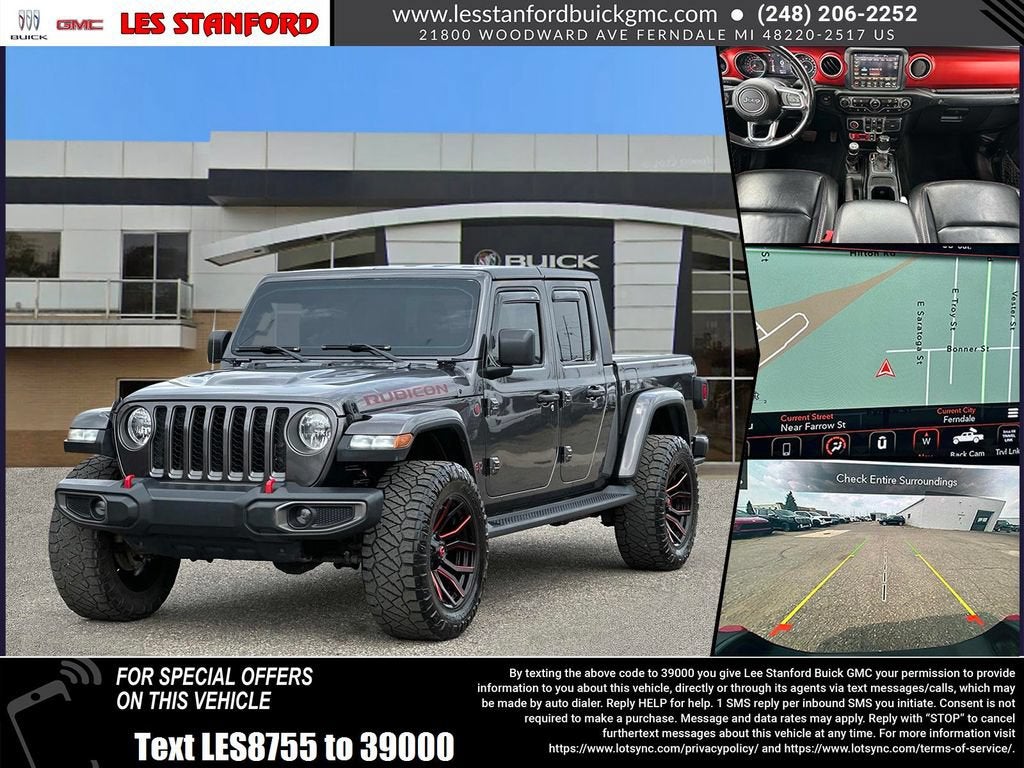Granite Crystal M 2020 Jeep Gladiator Pickup Truck Four-Wheel Drive 