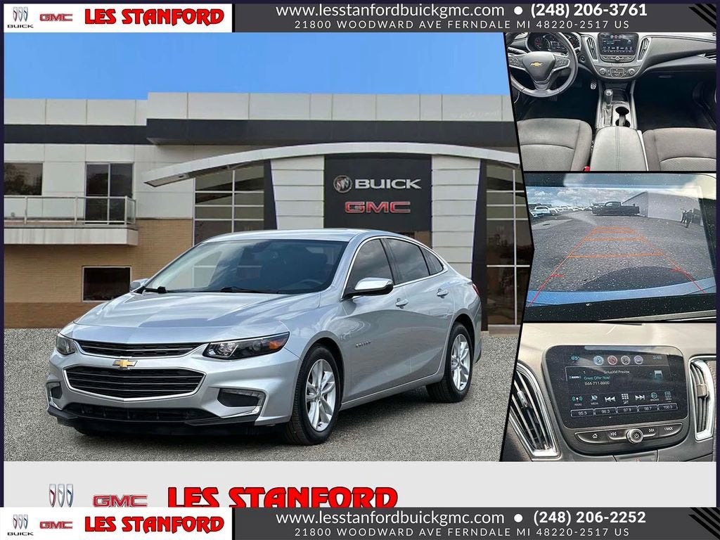 Silver Ice Metallic 2017 Chevrolet Malibu LT FWD Sedan Front-Wheel Drive Automatic