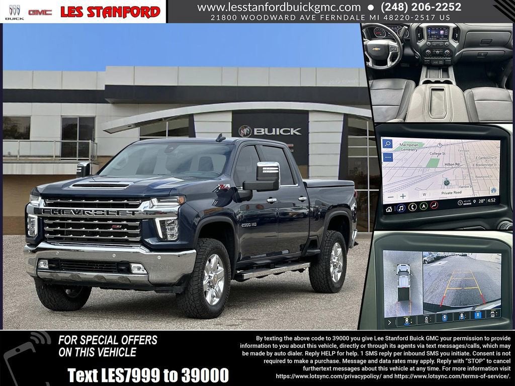Northsky Blue Metallic 2022 Chevrolet Silverado 2500HD Pickup Truck Four-Wheel Drive Automatic