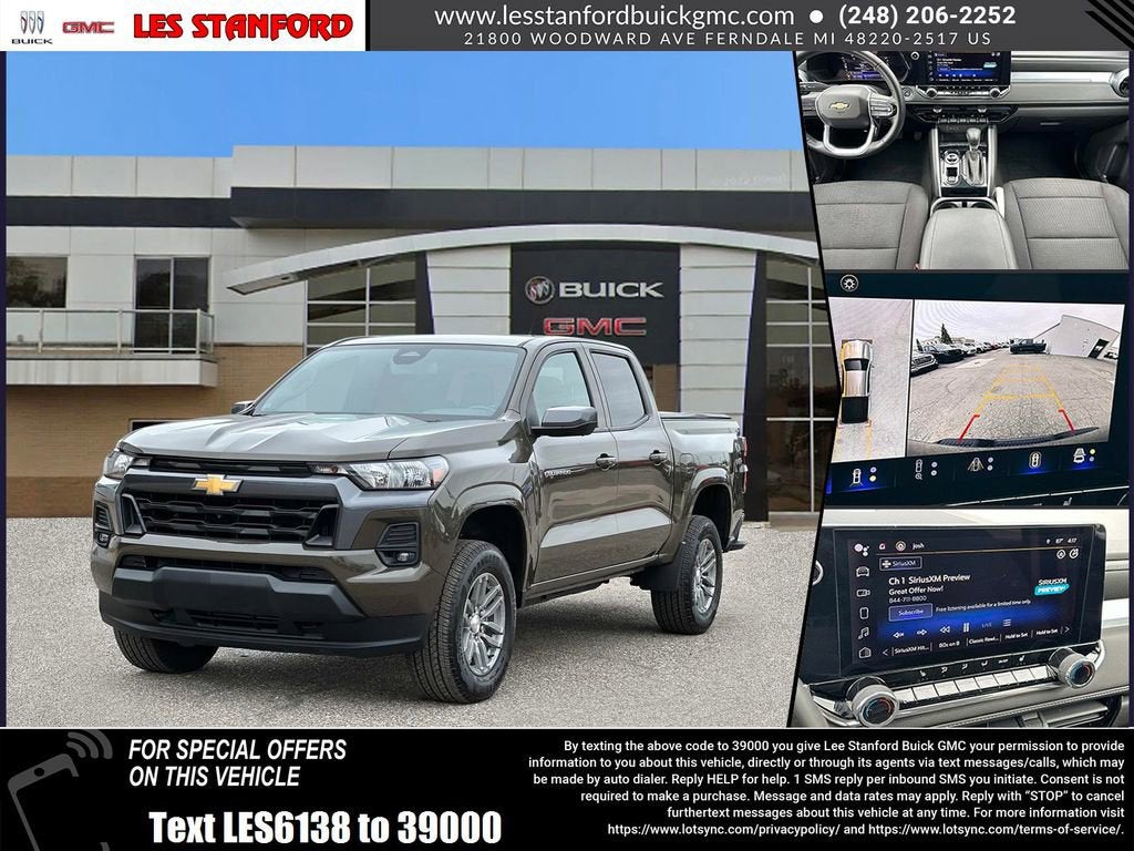 Harvest Bronze Metallic 2023 Chevrolet Colorado Pickup Truck Four-Wheel Drive Automatic