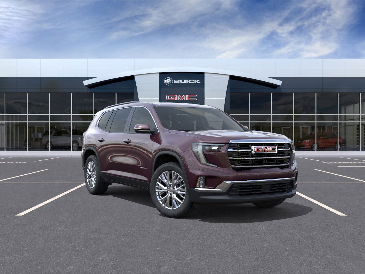 Crystal Metallic 2026 GMC Acadia SUV / Crossover Four-Wheel Drive Automatic